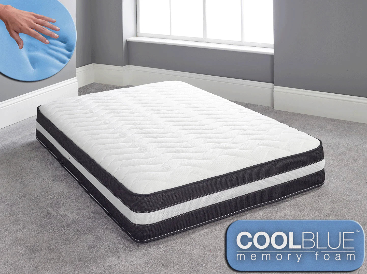 "Cool Blue" Memory Foam Mattresses